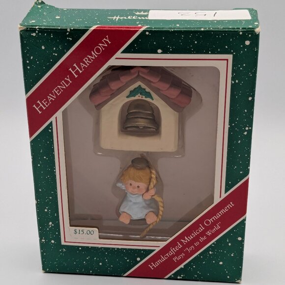 Hallmark Keepsake Heavenly Harmony 1987, Handcrafted Musical Christmas Ornament - Picture 3 of 11